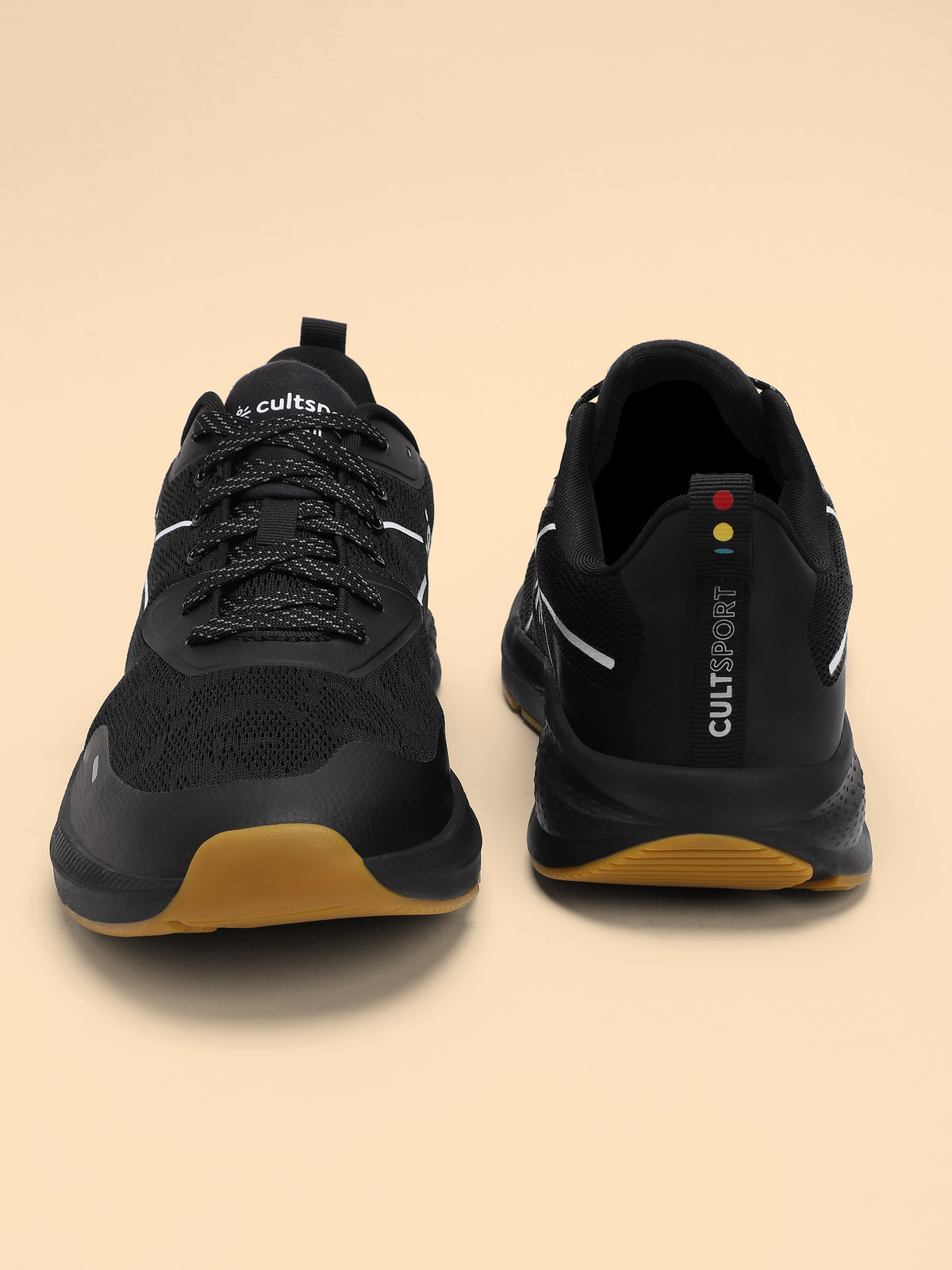 cult Flomo Men Running Shoes - Black/Mustard