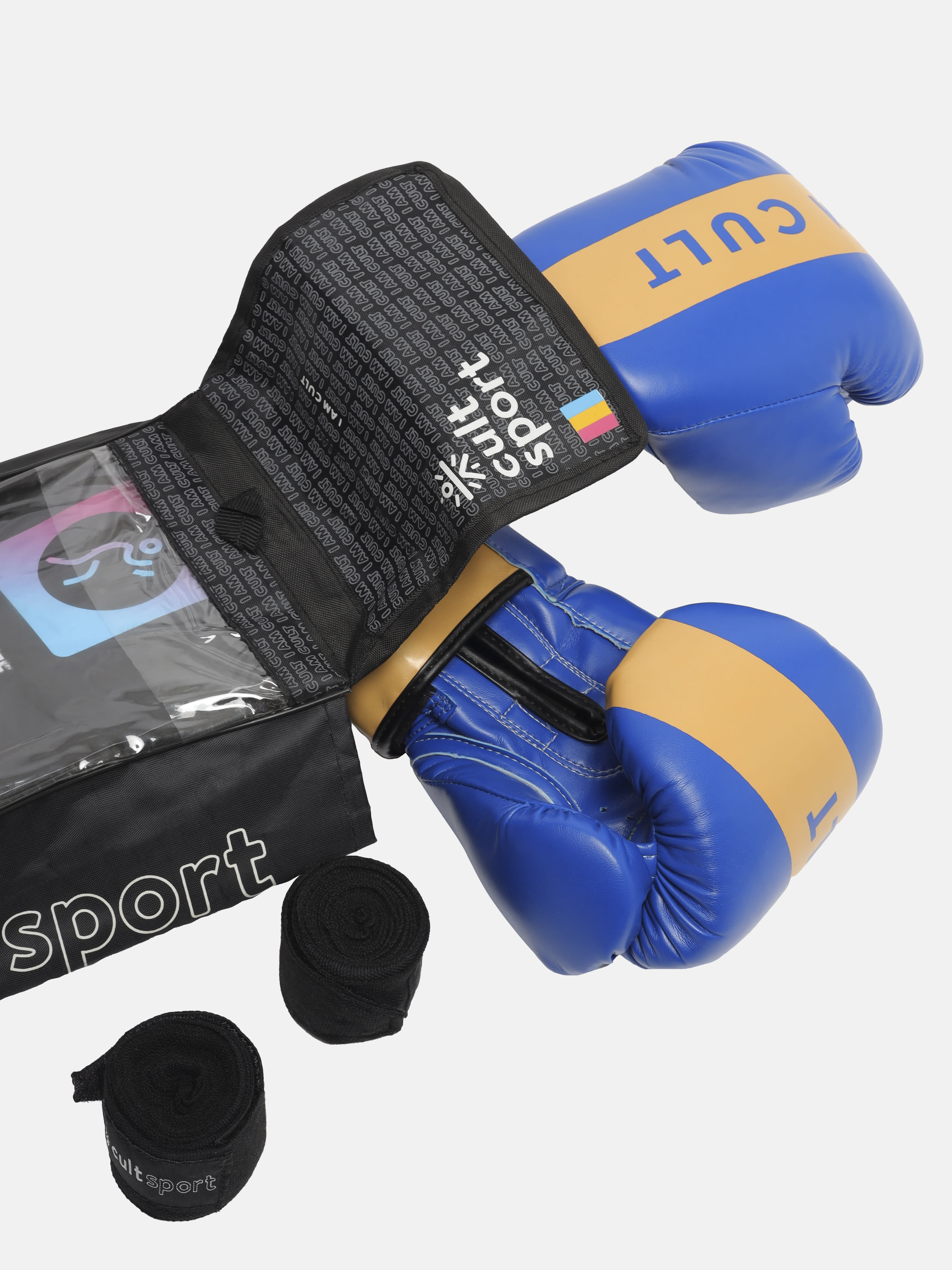 Combo Boxing Gloves with Handwraps