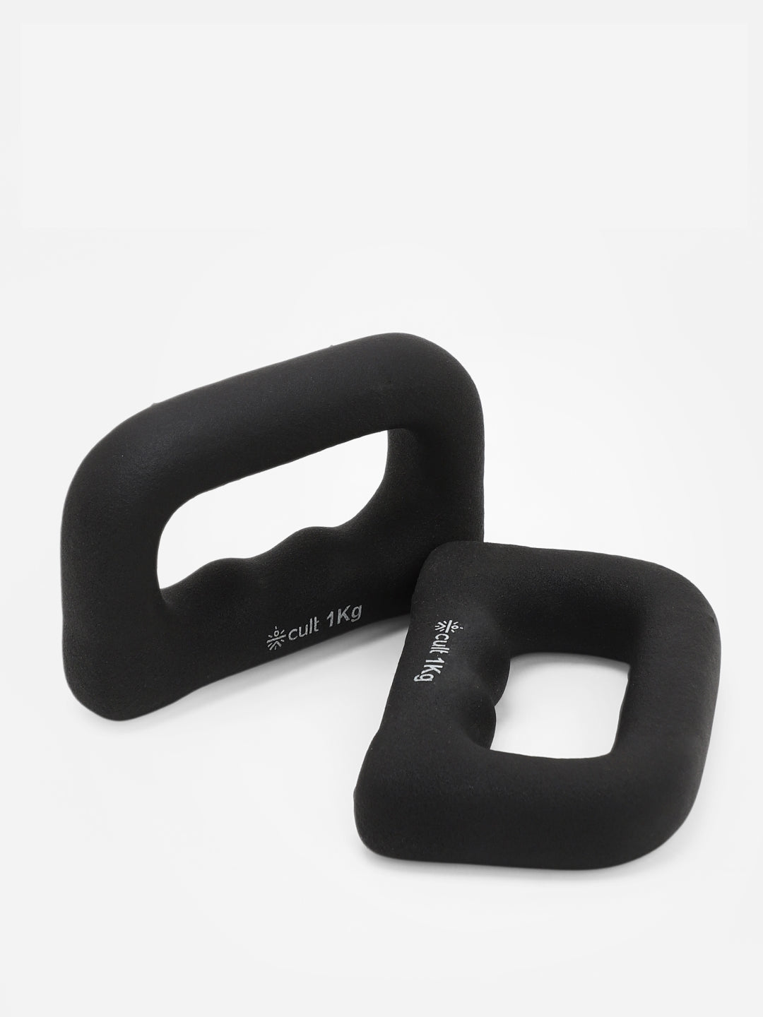 Cult UniFlex 1Kg x 2 Neoprene Hand Dumbbells | Anti-Slip Weights for Aerobics & Home Workouts
