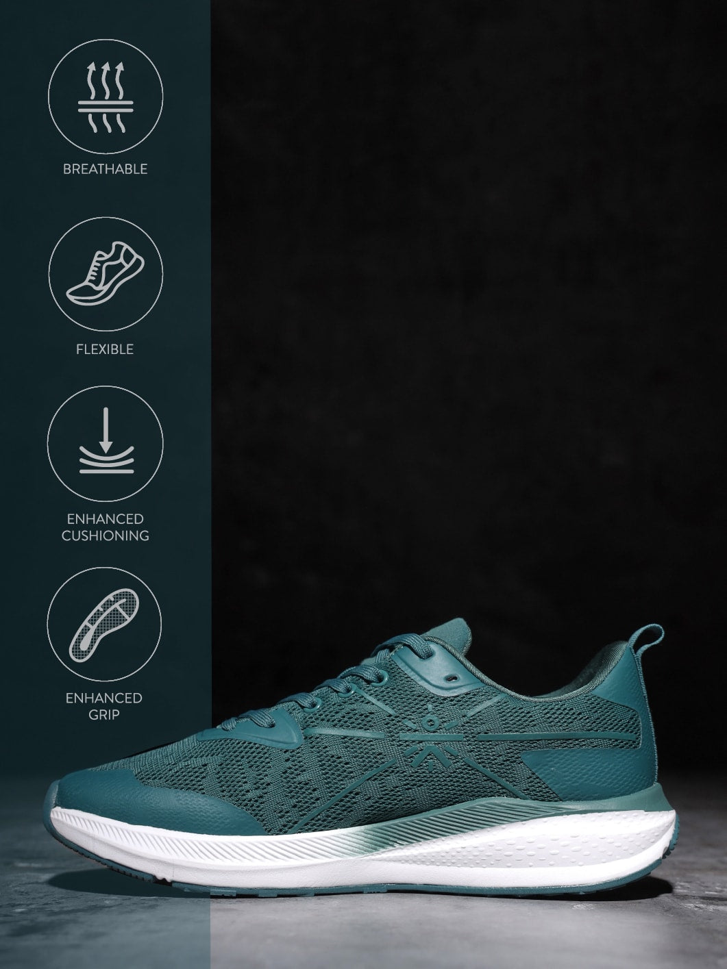 cult Flomo Women Running Shoes - Green/Teal