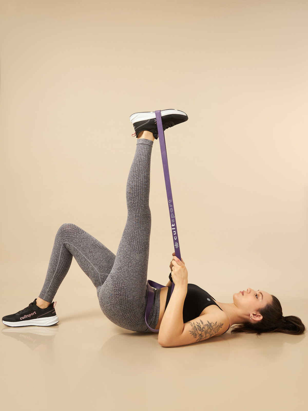 Dark Grey Seamless Contour Leggings