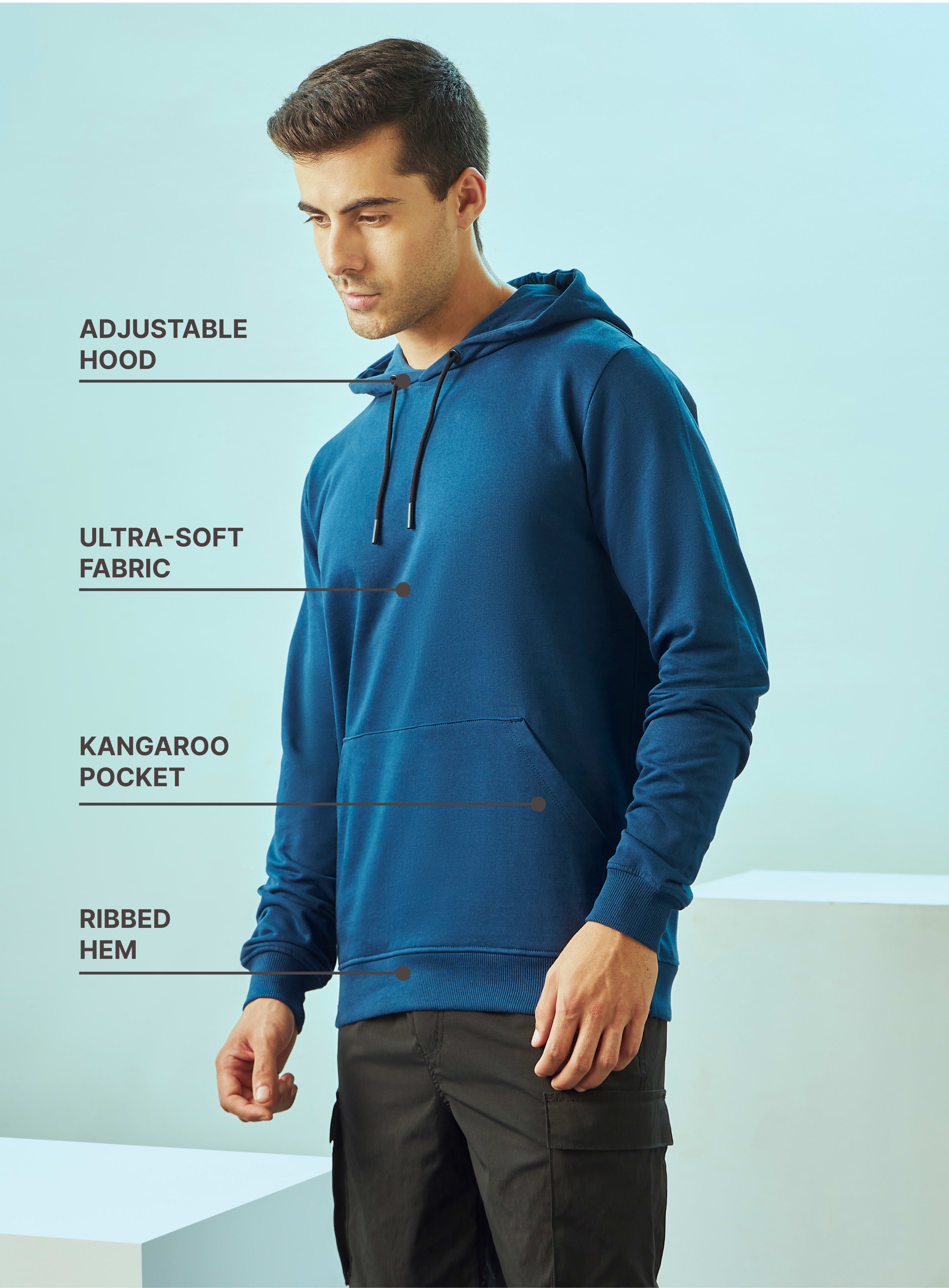 Hooded Sweatshirt with Kangaroo Pocket
