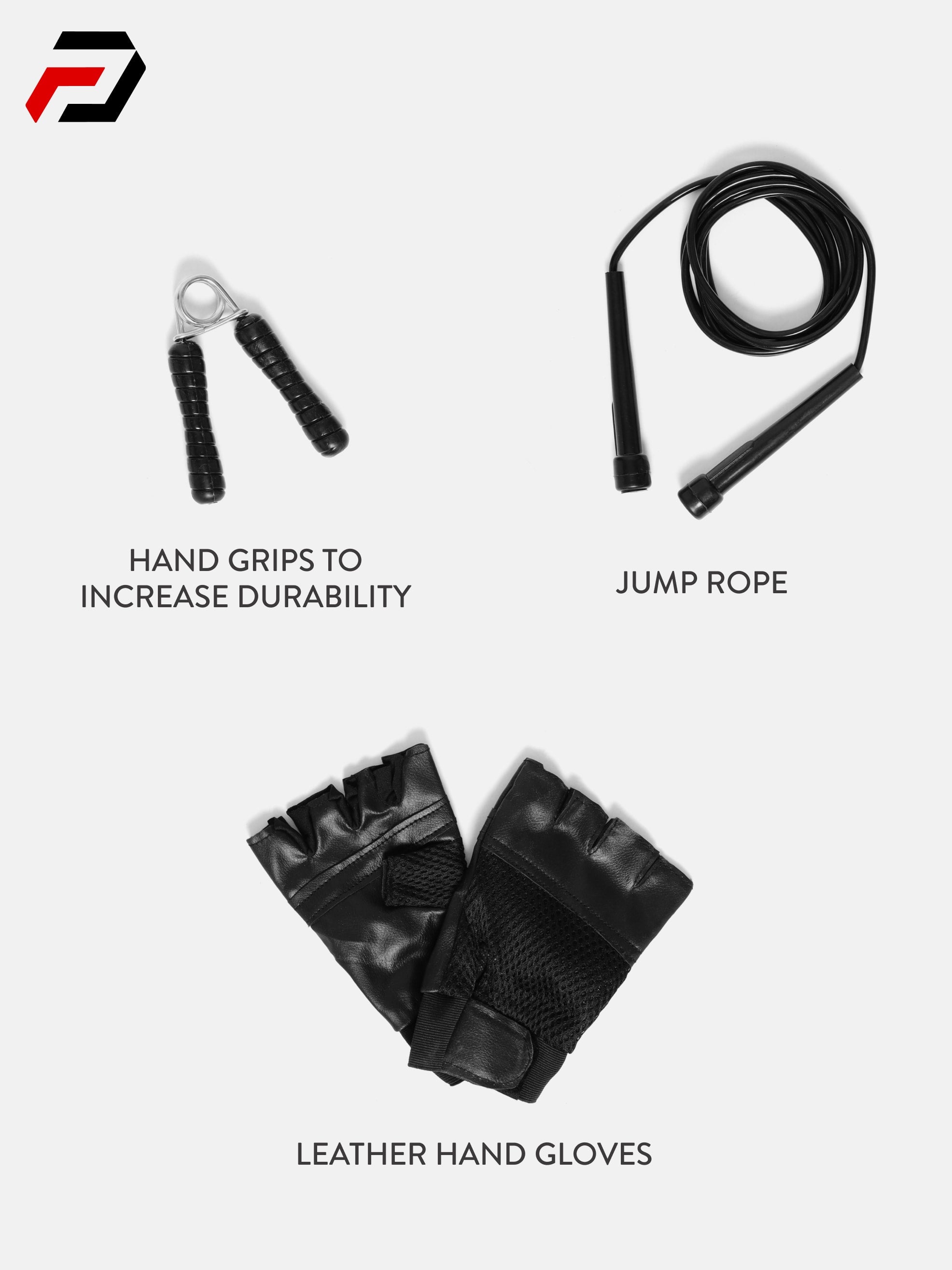 50 kg PVC Curl, Straight Rod Home Gym Combo